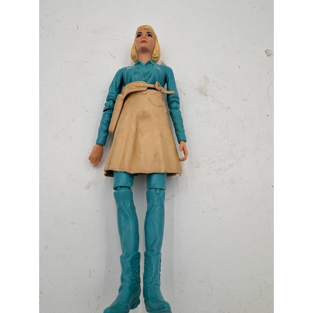 Vintage 1965 Marx Jane West #2067 Moveable Cowgirl + Skirt And Best